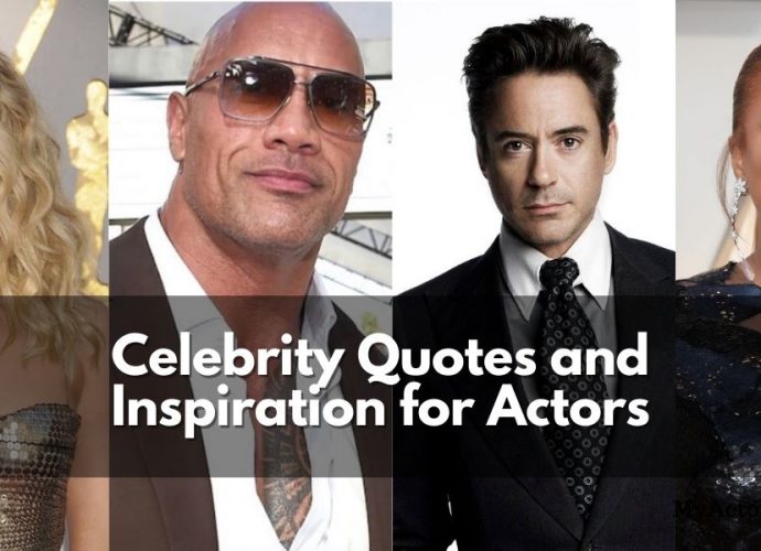 Motivational quotes from celebrities.