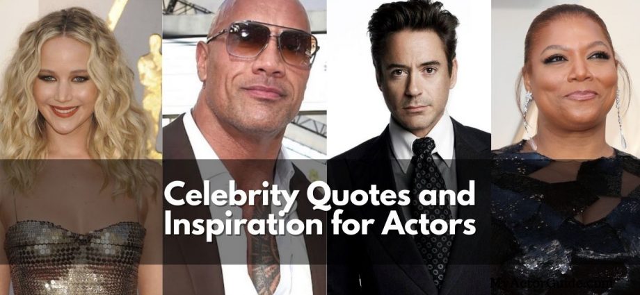 Motivational quotes from celebrities.