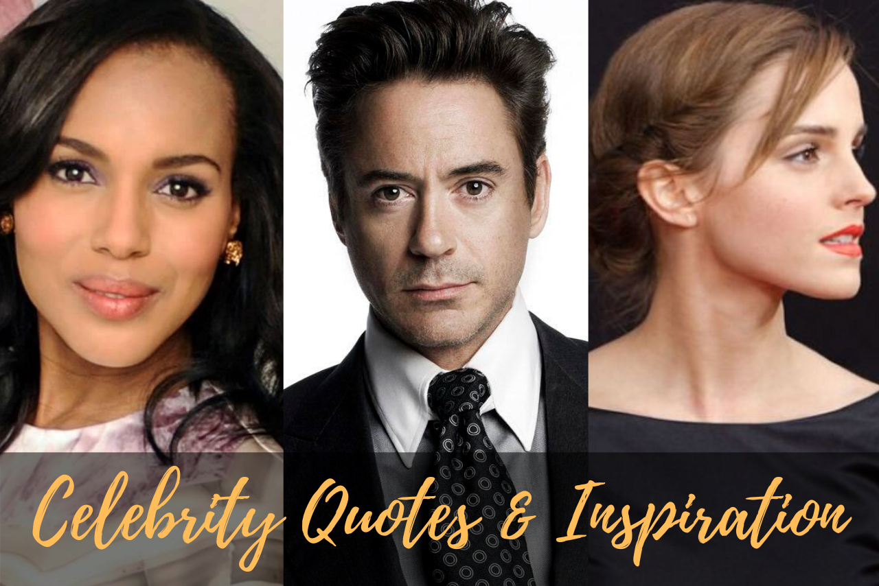 Robert Downey Jr, Kerry Washington, Emma Watson