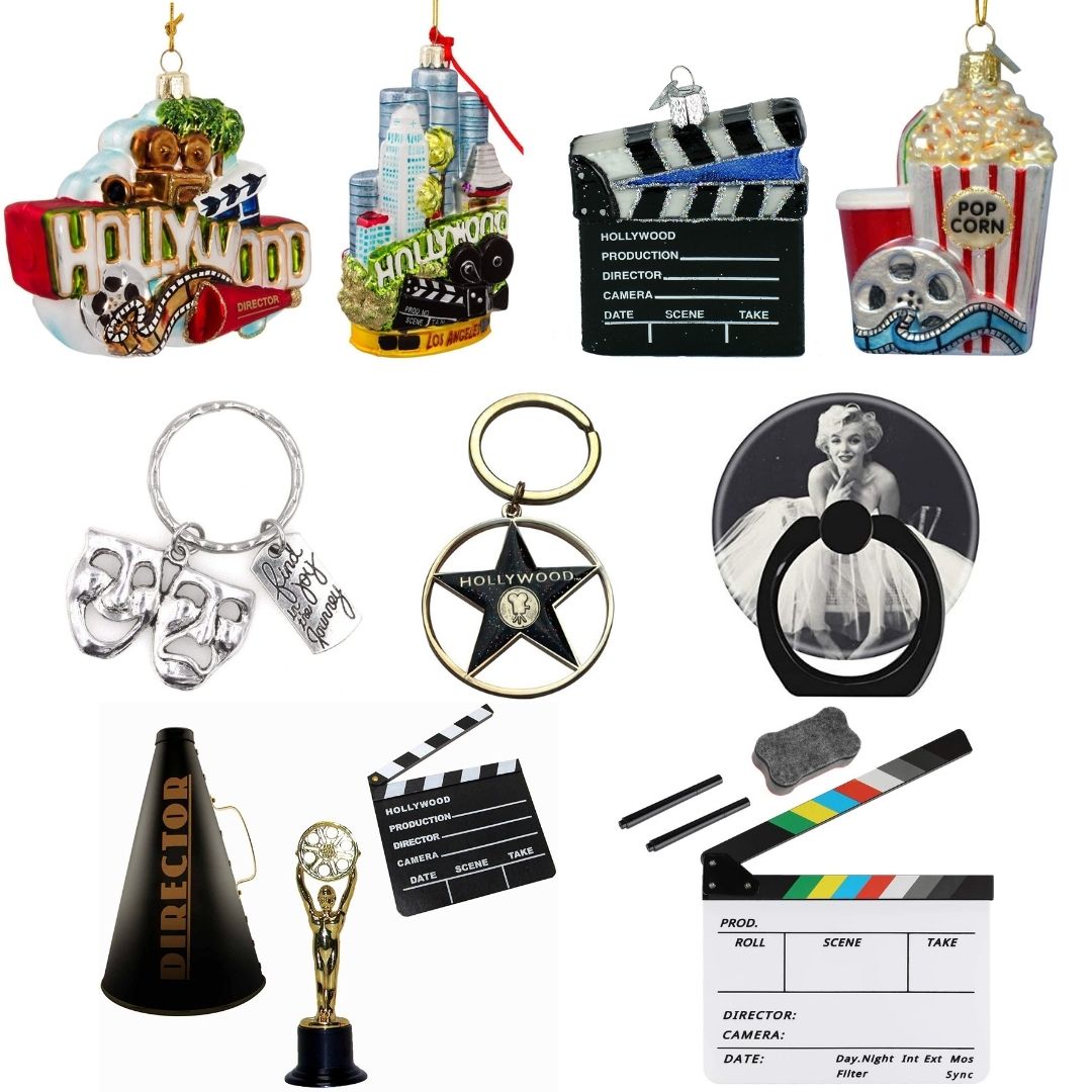 Shop for holiday gifts for actors. Hollywood gets, Christmas ornaments, keychains and more! Find perfect gifts for actors here!