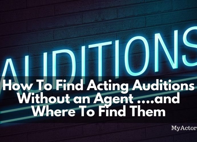 How To Find Acting Auditions Without An Agent And Audition From ANYWHERE! Learn how to find acting auditions, how to audition without an agent, how to audition, how to self submit for an audition and book acting jobs!