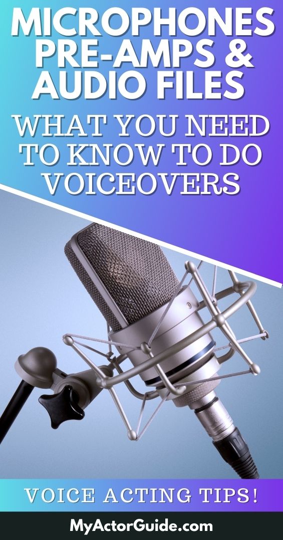 To make money doing voiceovers you have to get a few technical things right: microphones, pre-amps and audio files. Theses are the biggest mistakes that I see new voice actors make!