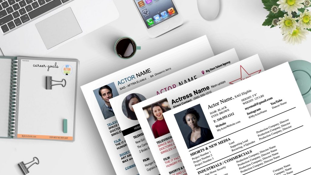 Professional Actors Resume Templates. Download your resume for professional actors template now! Get resume templates for actors at MyActorGuide.com