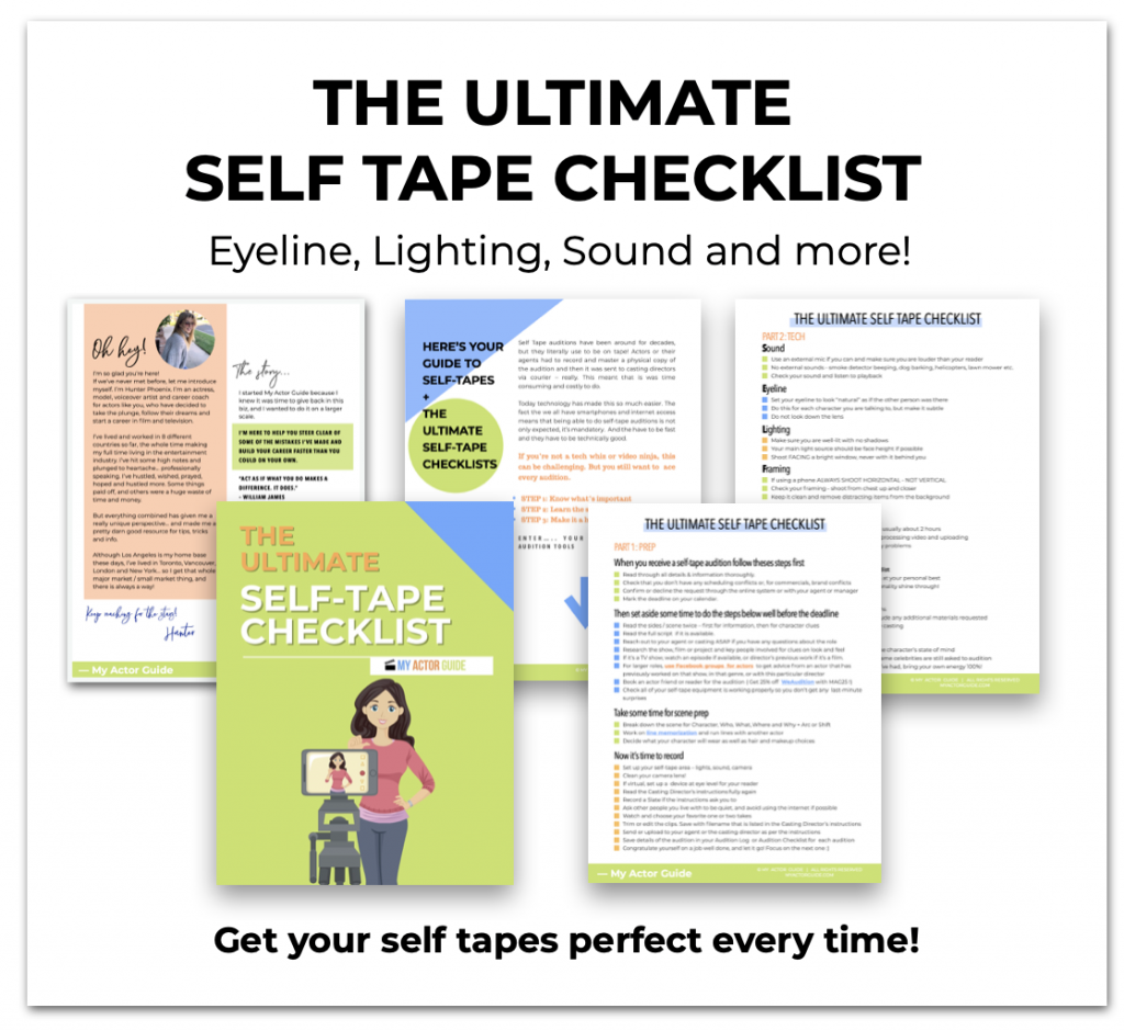 Actor Self Tape Auditions. Learn how to self-tape your audition.