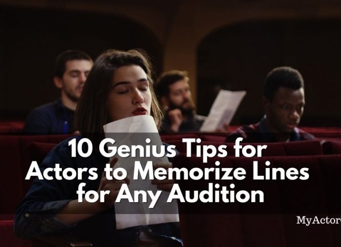 Learn to memorize lines for any audition. Actor memorization tips! Become an actor with no experience at MyActorGuide.com