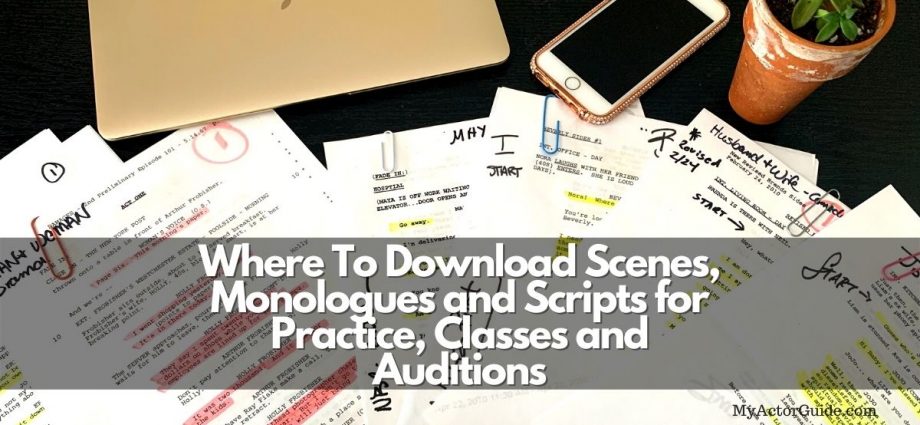 Where actors can find scripts, scenes and monologues for showcases and auditions. Links, lists, websites and more!