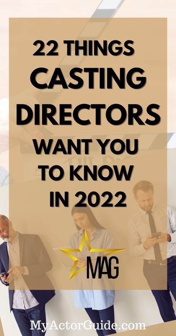 The most important things casting directors want actors to know. Ace your next audition with more audition tips from MyActorGuide.com!