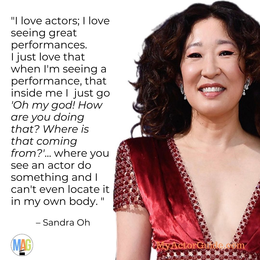Celebrity quote from Sandra Oh