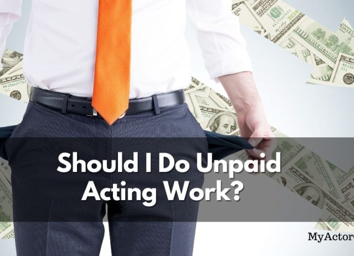 Should actors do unpaid work? What does copy, credit and meals mean?