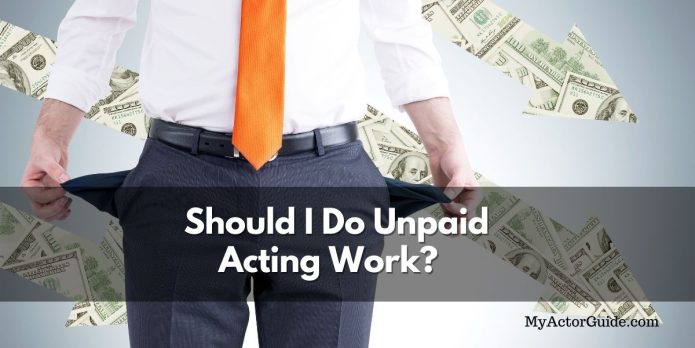Should actors do unpaid work? What does copy, credit and meals mean?